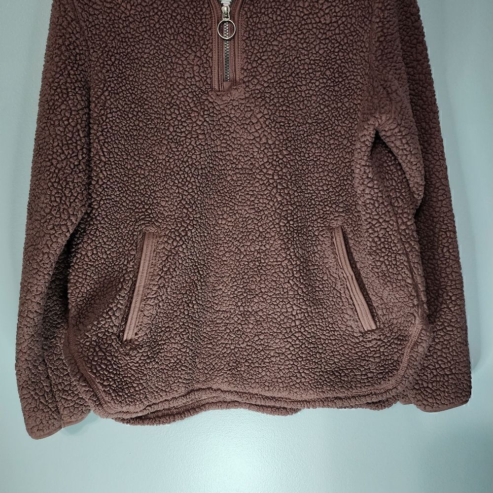 Cozy Sherpa Quarter Zip Cozy Fleece Sherpa Pullover - Picture 8 of 9